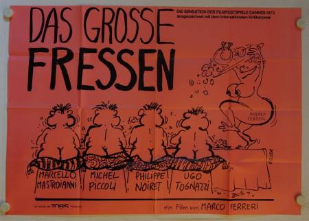 La grande bouffe - The Big Feast original release german double panel movie poster